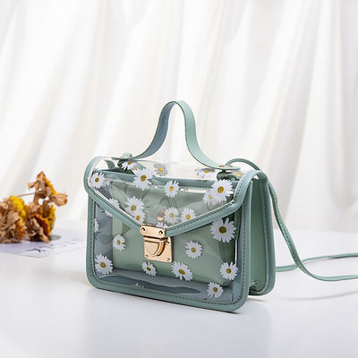 Piccole Daisy PVC Estate Coreano Modelli Trasparenti Gelatina Cellulare Customized Tote Bag