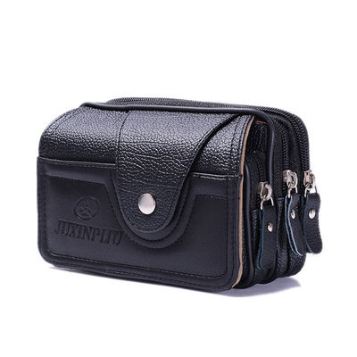 Borsa di carta in pelle di mucca personalizzata Nuovo stile alla moda Top layer Pickup Bank Card
