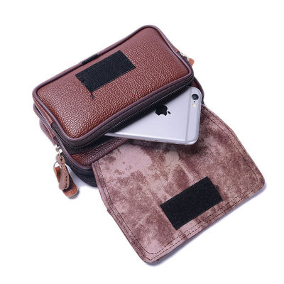 Borsa di carta in pelle di mucca personalizzata Nuovo stile alla moda Top layer Pickup Bank Card
