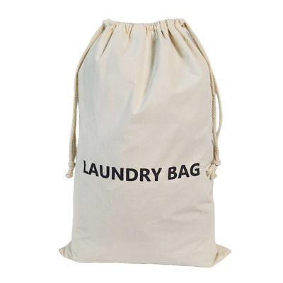 Design Jumbo Drawstring zaino per lavanderia pesante fabbricato in cotone e lino