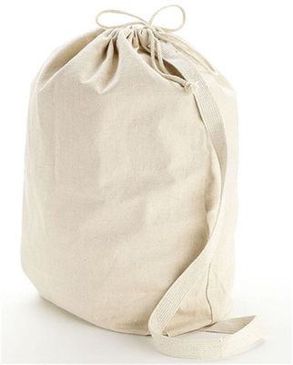 Design Jumbo Drawstring zaino per lavanderia pesante fabbricato in cotone e lino