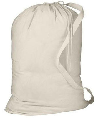 Design Jumbo Drawstring zaino per lavanderia pesante fabbricato in cotone e lino