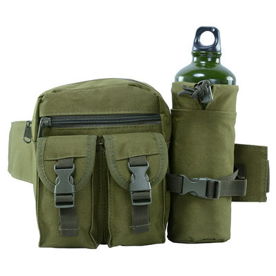 Colore personalizzato OEM Uomini Camo Tactical Fanny Pack Utility Tasca da vita con bottiglia d'acqua