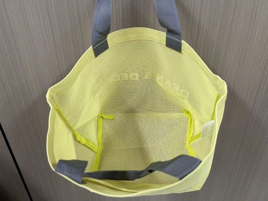Borse a maglia personalizzate Borsa a maglia riutilizzabile di maglia di nylon borsa da shopping borsa a maglia borsa da spiaggia
