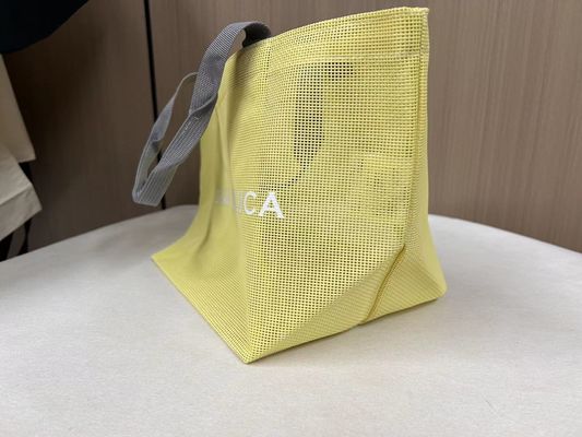 Borse a maglia personalizzate Borsa a maglia riutilizzabile di maglia di nylon borsa da shopping borsa a maglia borsa da spiaggia
