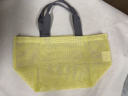 Borse a maglia personalizzate Borsa a maglia riutilizzabile di maglia di nylon borsa da shopping borsa a maglia borsa da spiaggia