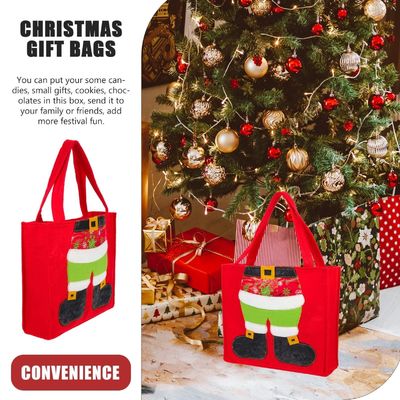 Regali di Natale Borsa Tote con maniglie colore personalizzato e fabbricazione professionale