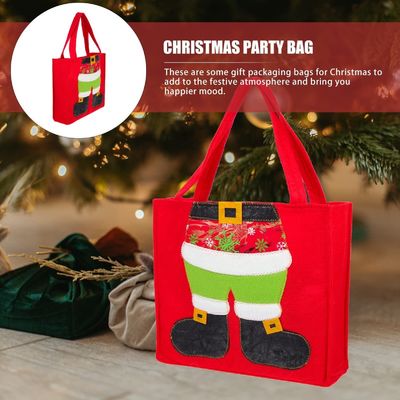 Regali di Natale Borsa Tote con maniglie colore personalizzato e fabbricazione professionale
