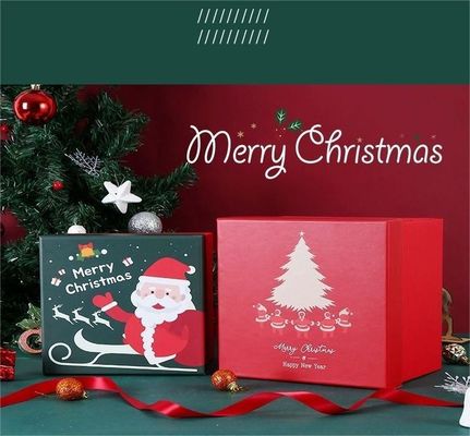 Imballaggio per bambini Caramelle Nuove borse regalo di Natale alla moda con Babbo Natale e alce