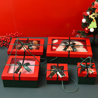 Colore personalizzato Casella di imballaggio di lusso per la vigilia di Natale Accettabile OEM / ODM per regali personalizzati