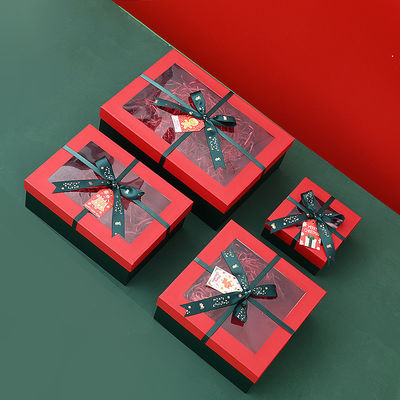 Colore personalizzato Casella di imballaggio di lusso per la vigilia di Natale Accettabile OEM / ODM per regali personalizzati