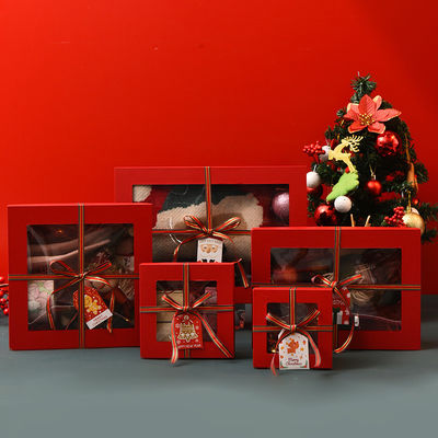 Colore personalizzato Casella di imballaggio di lusso per la vigilia di Natale Accettabile OEM / ODM per regali personalizzati