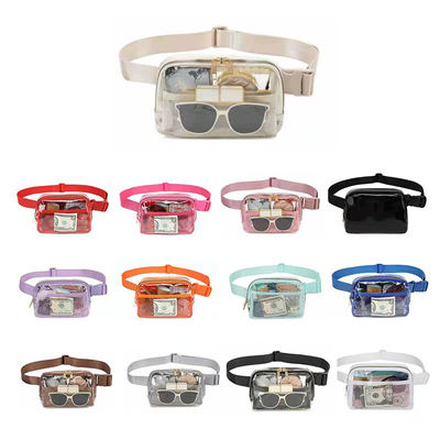 Borsa Tote personalizzata Durable e trasparente Slant Cross Waist Pack per sport all'aperto