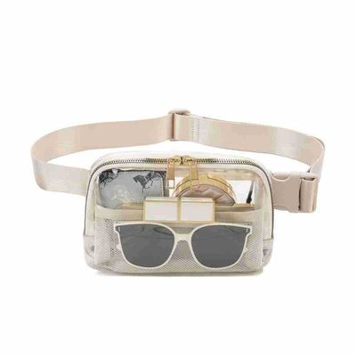Borsa Tote personalizzata Durable e trasparente Slant Cross Waist Pack per sport all'aperto
