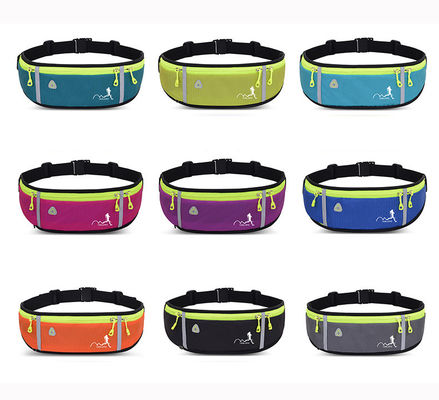 Nylon Sport all'aria aperta Corse Corsa Borsa da vita Telefono impermeabile cintura fitness Elastico Fanny Pack