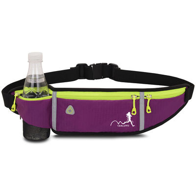 Nylon Sport all'aria aperta Corse Corsa Borsa da vita Telefono impermeabile cintura fitness Elastico Fanny Pack