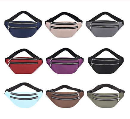 Borsa per donne di cintura di nylon impermeabile corpo crociato Fanny cintura con materiale
