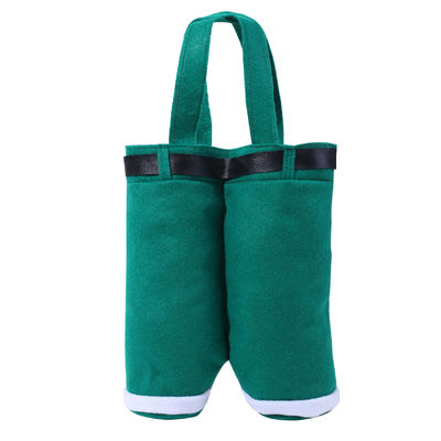 Pantaloni di Babbo Natale Sacchetti regalo a forma di regalo per i regali natalizi Sacchetti di caramelle Decorazioni natalizie