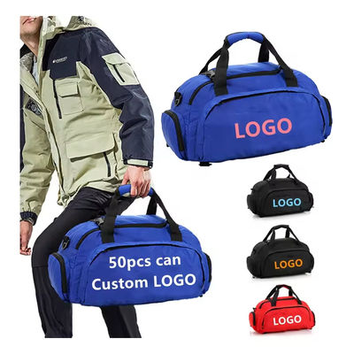 Giocattolo a colori personalizzato Zaino a schiena uomo Borsa da viaggio impermeabile con vano scarpe