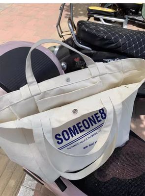 Logo personalizzato Acceptabile doppio manico sacchetto di cotone per racchetta da tennis in stile occidentale