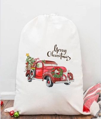 Borsa per giardini di Natale a corde di colore personalizzato per l'imballaggio dei regali personalizzato