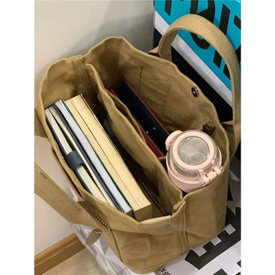 Logo personalizzato Borsa da mano di grande capacità per studenti universitari OEM / ODM e perfetta per la spiaggia