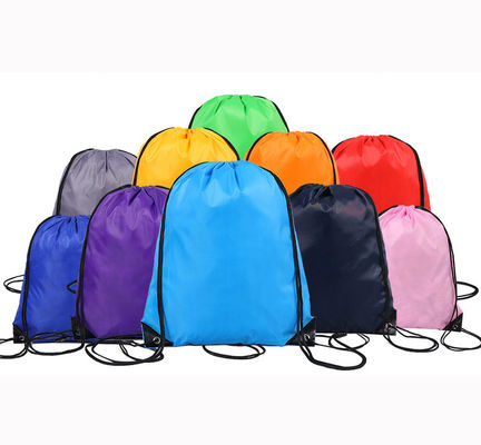 Moda Stile Custom Polyester riciclata pullstring Gym Bag per sport e fitness