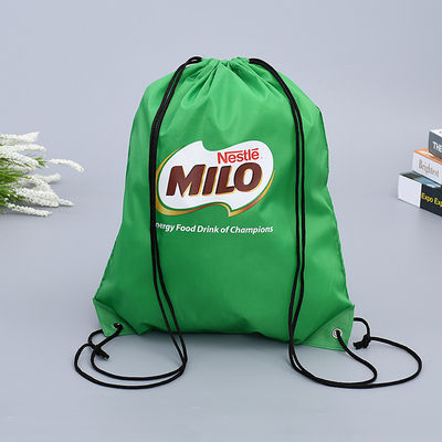 Moda Stile Custom Polyester riciclata pullstring Gym Bag per sport e fitness