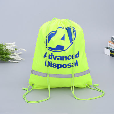Moda Stile Custom Polyester riciclata pullstring Gym Bag per sport e fitness