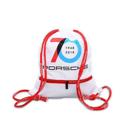 Moda Stile Custom Polyester riciclata pullstring Gym Bag per sport e fitness