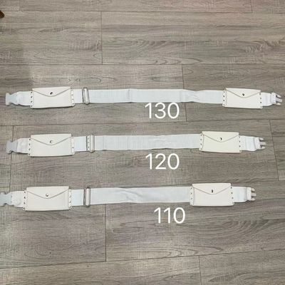 Stile Soft-loop resistente all'acqua Hajj Cintura Bianca Umrah Borsa da vita per viaggi di medie dimensioni