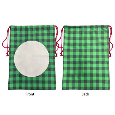 Nuovissima moda 2024 Borsa regalo di Natale Sacks di Babbo Natale Borsa a corda colore personalizzato
