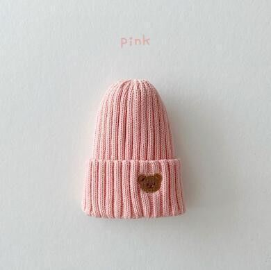 Cappelli a maglia per bambini, autunno-inverno, bambini, cappelli a maglia a colori solidi, ragazze, ragazzi, cappelli da 10x9,5 cm