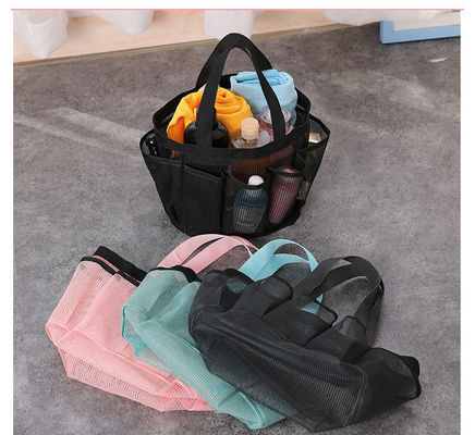 Borsa mesh Beach Tote per la conservazione dei cosmetici e dei costumi da bagno delle donne durante le vacanze estive