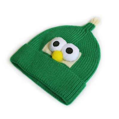 Unisex Cappello Invernale Cartoon di lana Gatto Fratello a Maglia Cappello per occhi per ragazzi e ragazze Tendenza