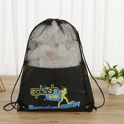 Borsa regalo in poliestere reticolato per sacchetti sportivi riutilizzabili