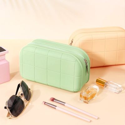 OEM/ODM Acceptabile Strumenti di bellezza portatili Coppia Borsa cosmetica per lo stoccaggio di spazzole da trucco