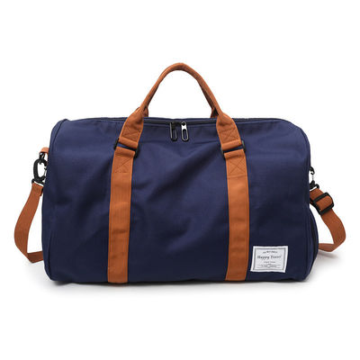Modello di filo Logo personalizzato Borsa da bagaglio pieghevole per viaggi a grande capacità impermeabile