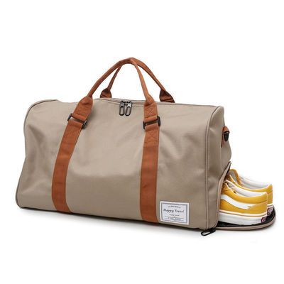 Modello di filo Logo personalizzato Borsa da bagaglio pieghevole per viaggi a grande capacità impermeabile