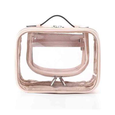 Senior Sense Double Cosmetic Large Capacity Waterproof Makeup Bag OEM/ODM Accettabile