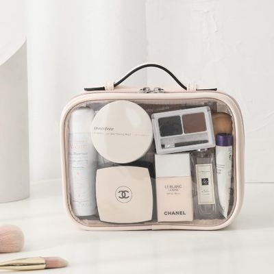 Senior Sense Double Cosmetic Large Capacity Waterproof Makeup Bag OEM/ODM Accettabile