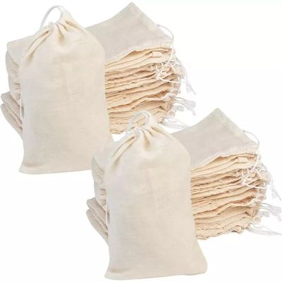 La vita quotidiana Stampa personalizzata Borse a corda di cotone Borsa di polvere di tela con logo personalizzato