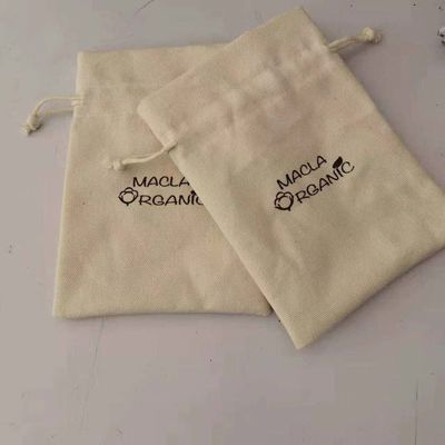La vita quotidiana Stampa personalizzata Borse a corda di cotone Borsa di polvere di tela con logo personalizzato