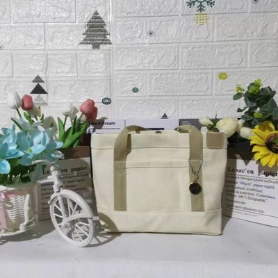Acquisti Canvas Grocery Tote Bags con maniglia di corda e altro tipo di modello