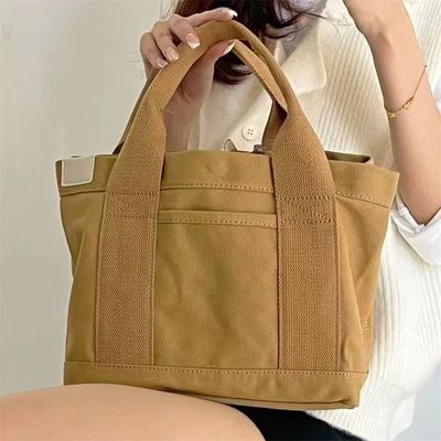 Acquisti Canvas Grocery Tote Bags con maniglia di corda e altro tipo di modello