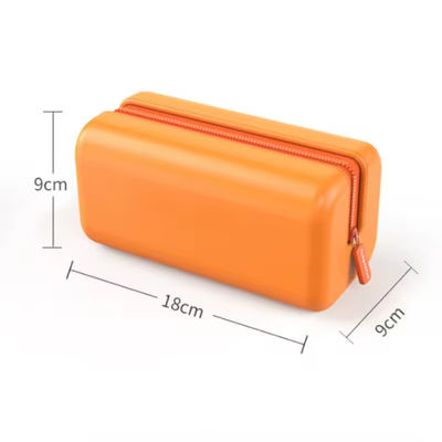 Daily Life Custom Logo Sacchetto di trucco in silicone quadrato con design e materiale impermeabile