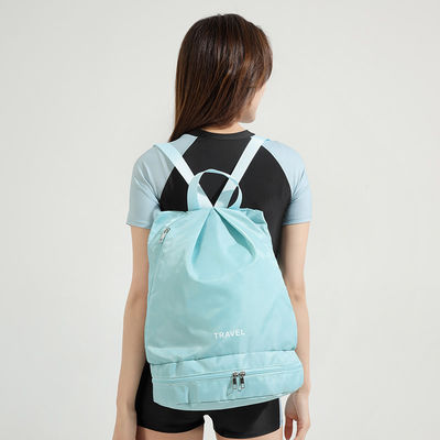 Borsa da bagno impermeabile leggera per uomini e donne Borsa da viaggio stampata con logo personalizzato