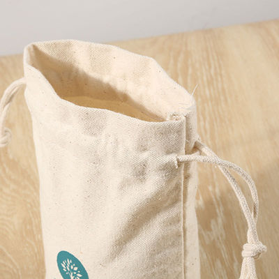 Borsa a corda a doppia corda con disegni animati su tela per regali personalizzati e rispettosi dell'ambiente