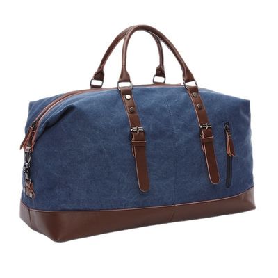 Acqua e resistenza all'usura Trattamento di sbiadimento dei colori Borsa da viaggio in tela per viaggi brevi