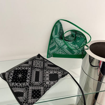 Apri chiusura Viaggi e uscita Stile etnico Donne con borsa da shopping stampata full Paisley